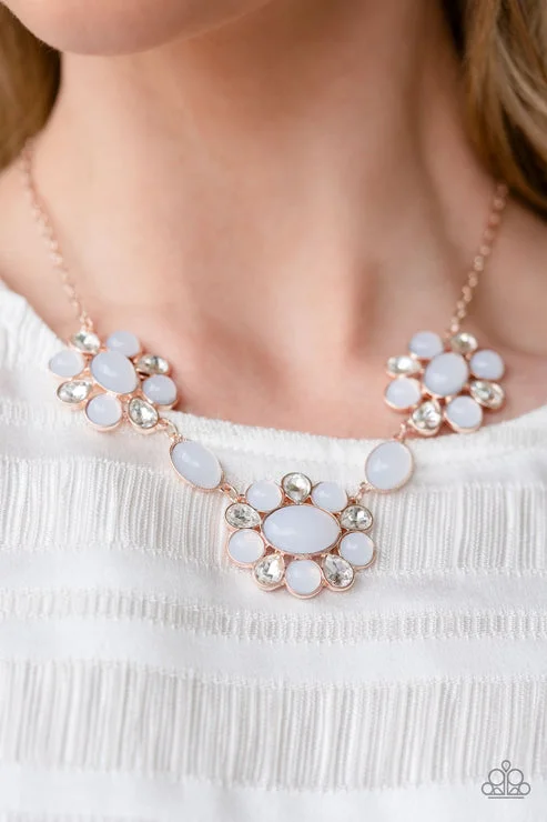 sterling silver toe ring set Paparazzi Necklace ~ Your Chariot Awaits - Rose Gold