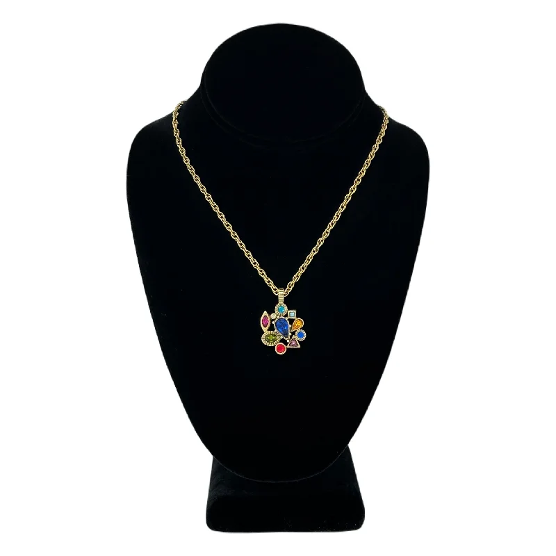 personalized coordinates ring custom Patricia Locke All the King’s Men Necklace in Carnevale
