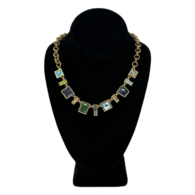unique blue topaz ring Patricia Locke Premiere Necklace in Gold Tranquility