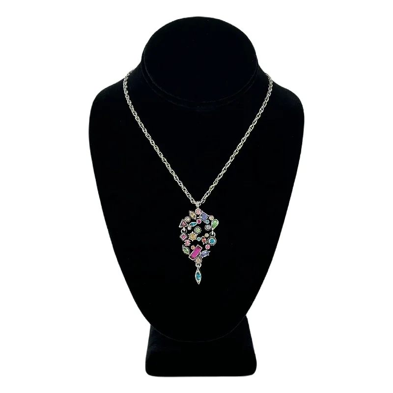 classic pearl bridal earrings Patricia Locke Radiance Necklace in Silver Murano