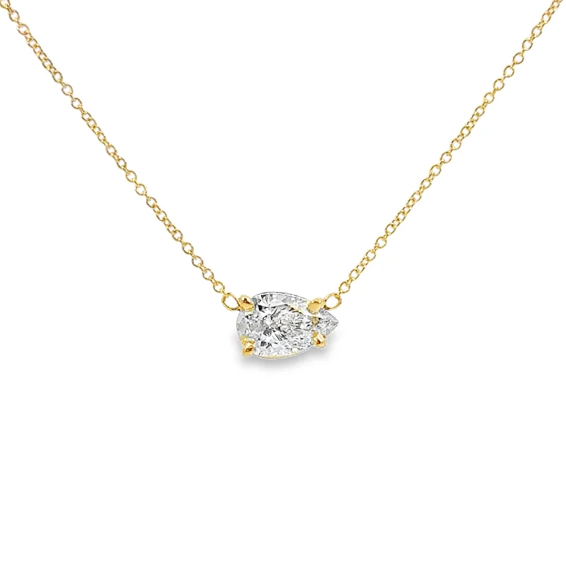 black onyx men’s signet ring Yellow Gold Diamond Solitaire Necklace