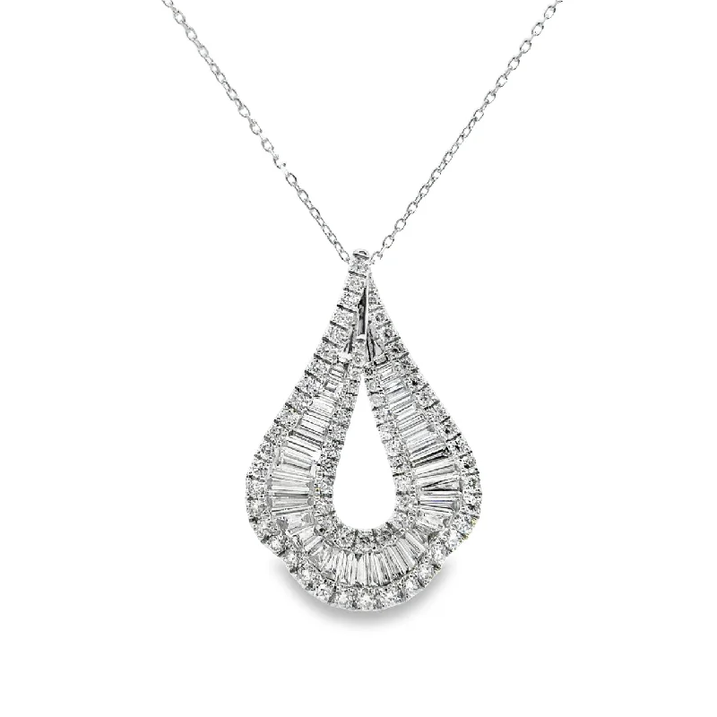 elegant drop earrings wedding White Gold Diamond Fashion Pendant