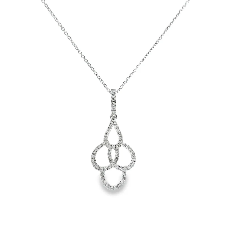 black pearl earrings classic White Gold Diamond Fashion Pendant