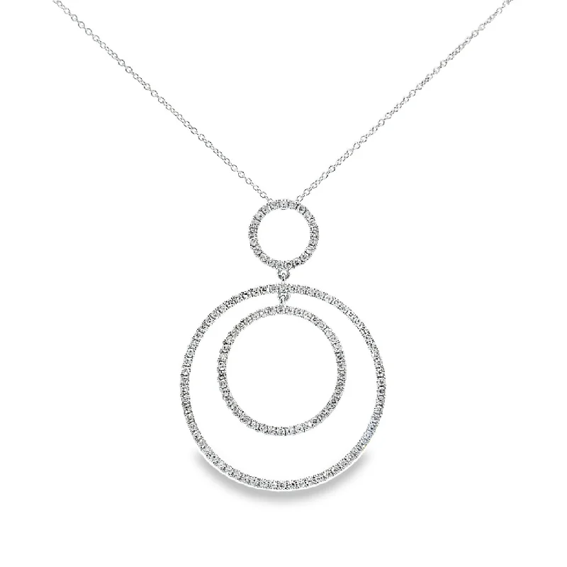 emerald-cut ruby eternity ring White Gold Diamond Fashion Pendant
