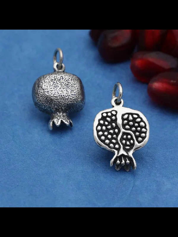 handmade raw stone engagement ring Pomegranate Necklace