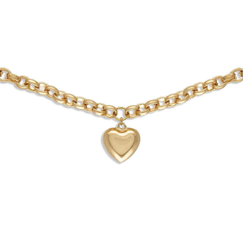 dainty butterfly pendant necklace Puff Love Necklace