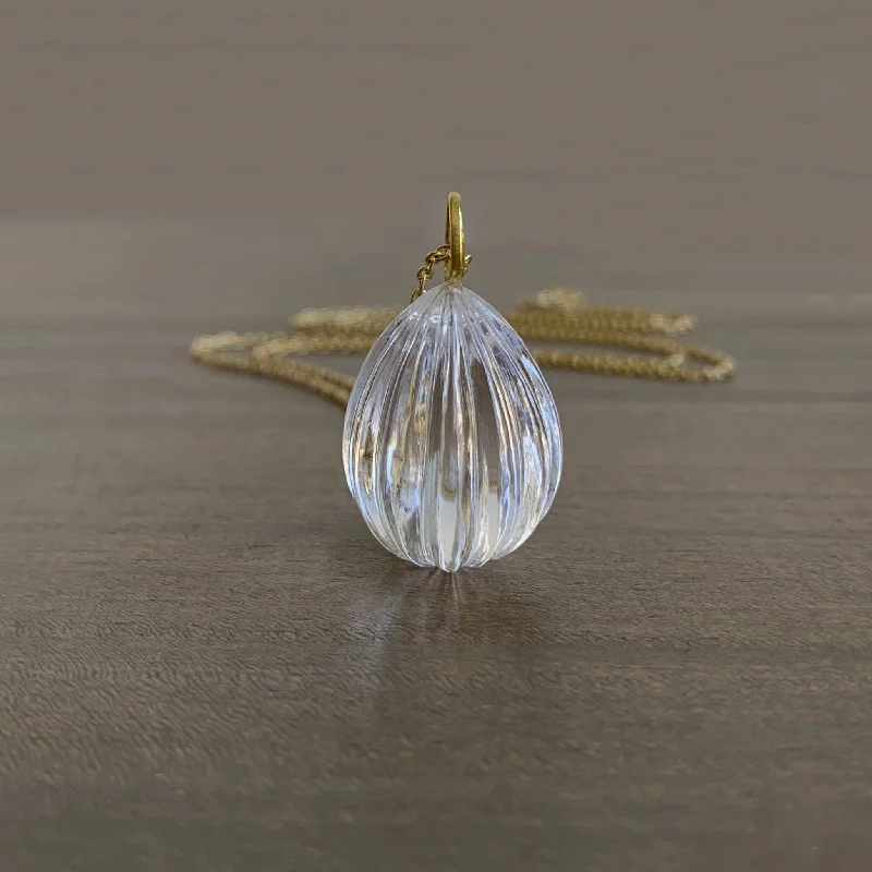 tiny star constellation bracelet Rock Crystal Fluted Drop Necklace