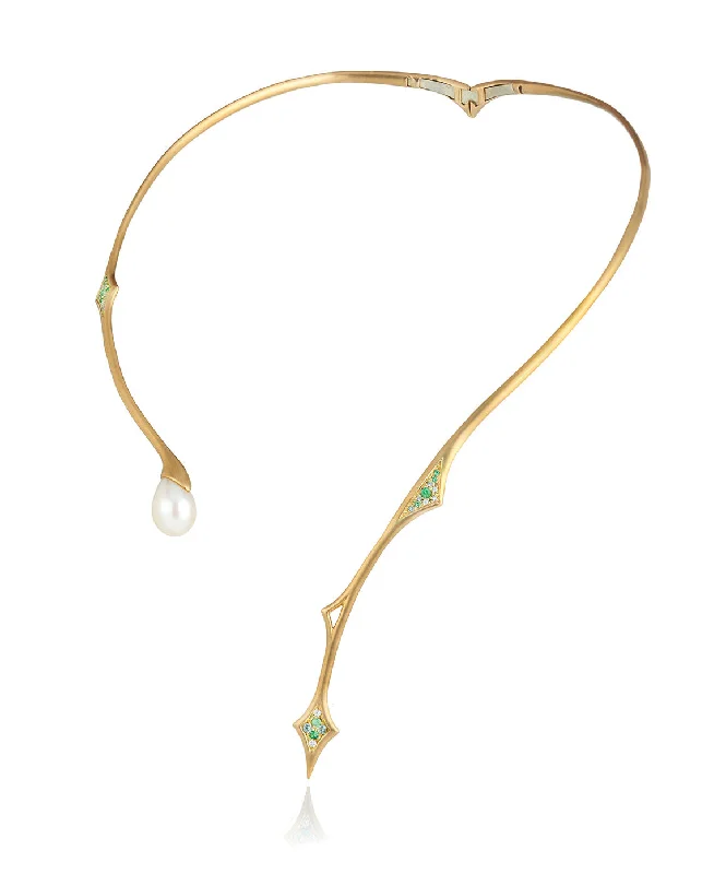 genuine ruby ring women Serpent Open Choker Necklace