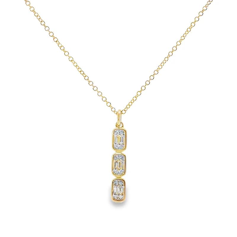real tourmaline birthstone ring Shy Creation Yellow Gold Diamond Fashion Pendant