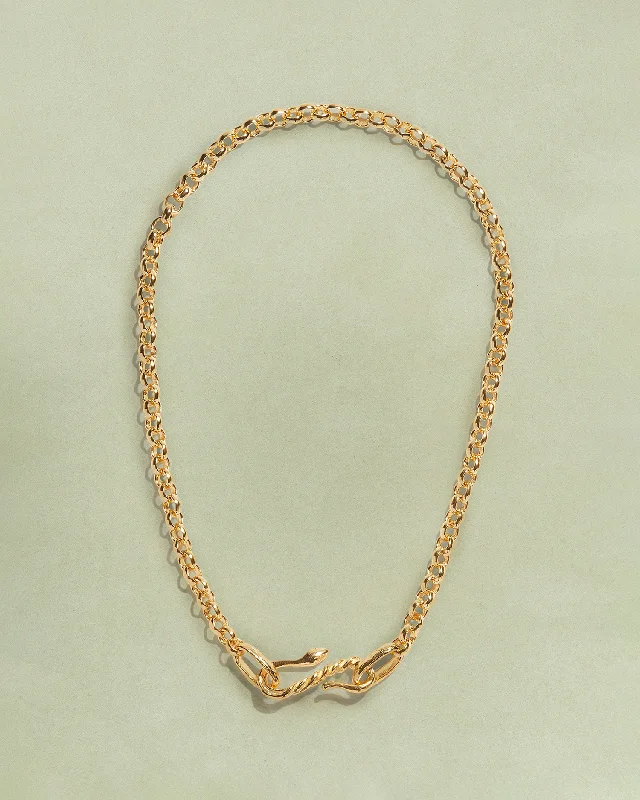 gold moonstone cocktail ring Serpent Chain