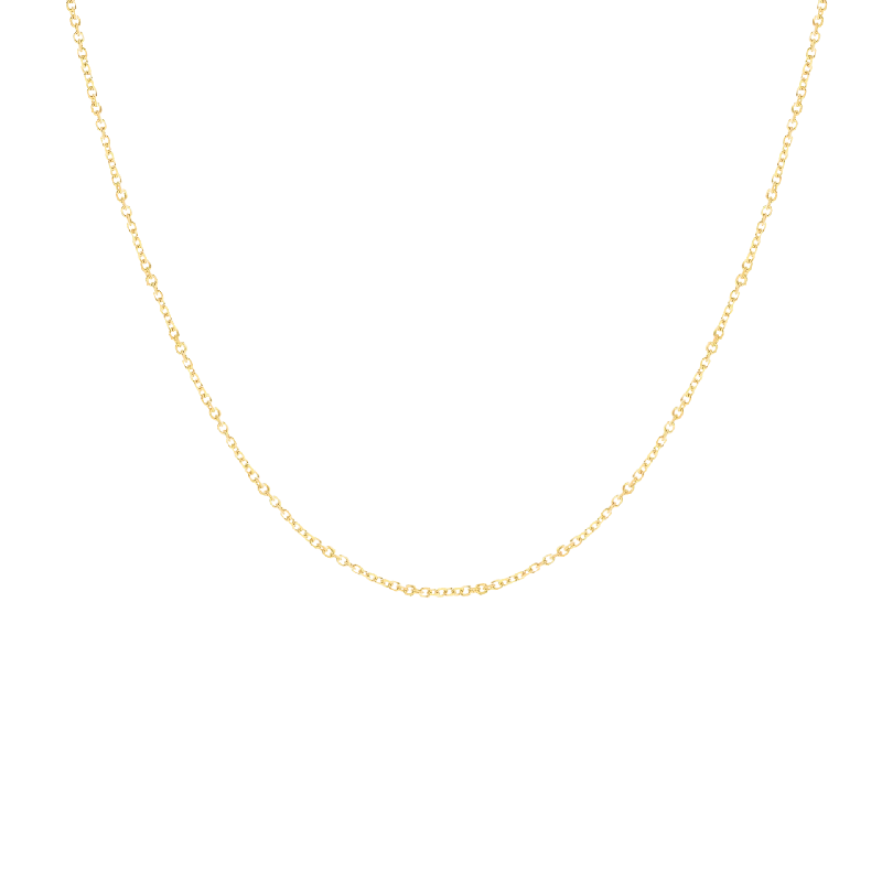personalized couple rings Solid Gold Chain