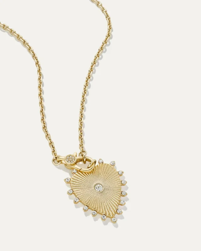 celestial astrology sign ring Stevie Heart Necklace