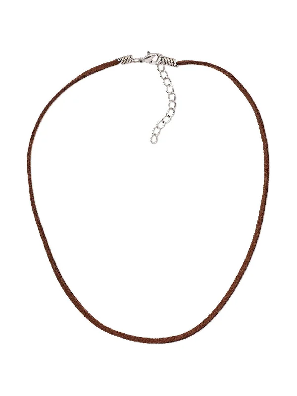 minimalist sapphire drop necklace Adjustable Suede Cord Necklace