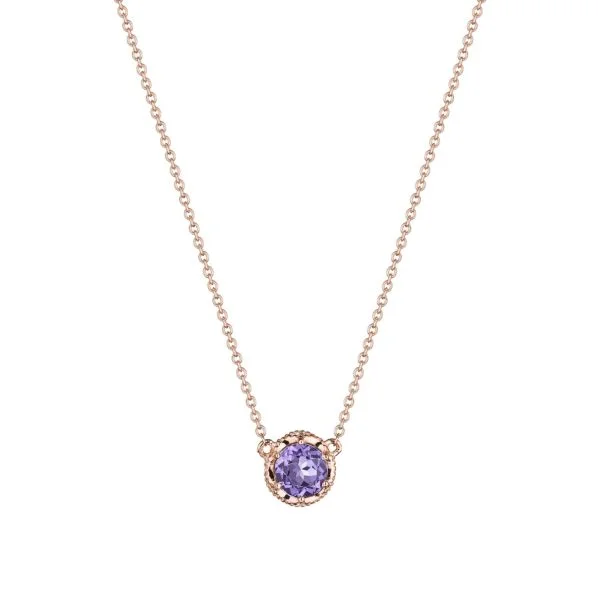 gold daisy stud earrings Tacori "Crescent Crown" Fashion Necklace