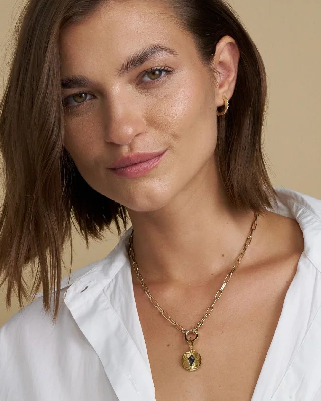 real opal engagement ring Tatum Chain + Power Stone Charm Bundle