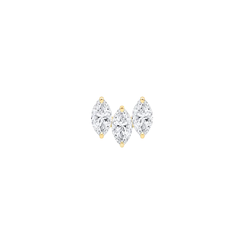 simple crystal earrings Thalia