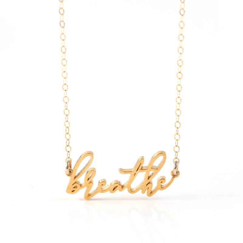 wedding anniversary diamond ring Breathe Necklace - The Inspiration Collection