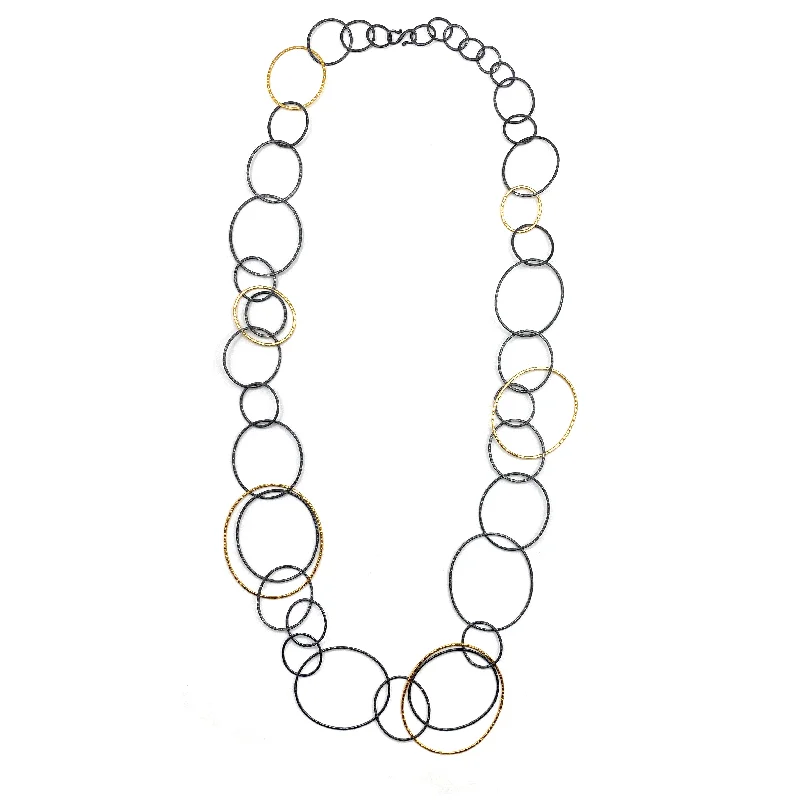 vintage diamond brooch Transformable Link Necklace - Short