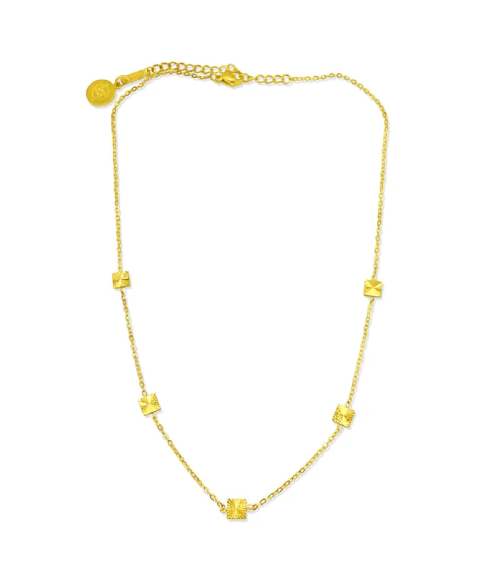 heart pendant necklace gold Vicki