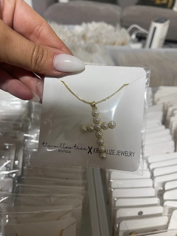 cubic zirconia tennis necklace WT Collection Camilla