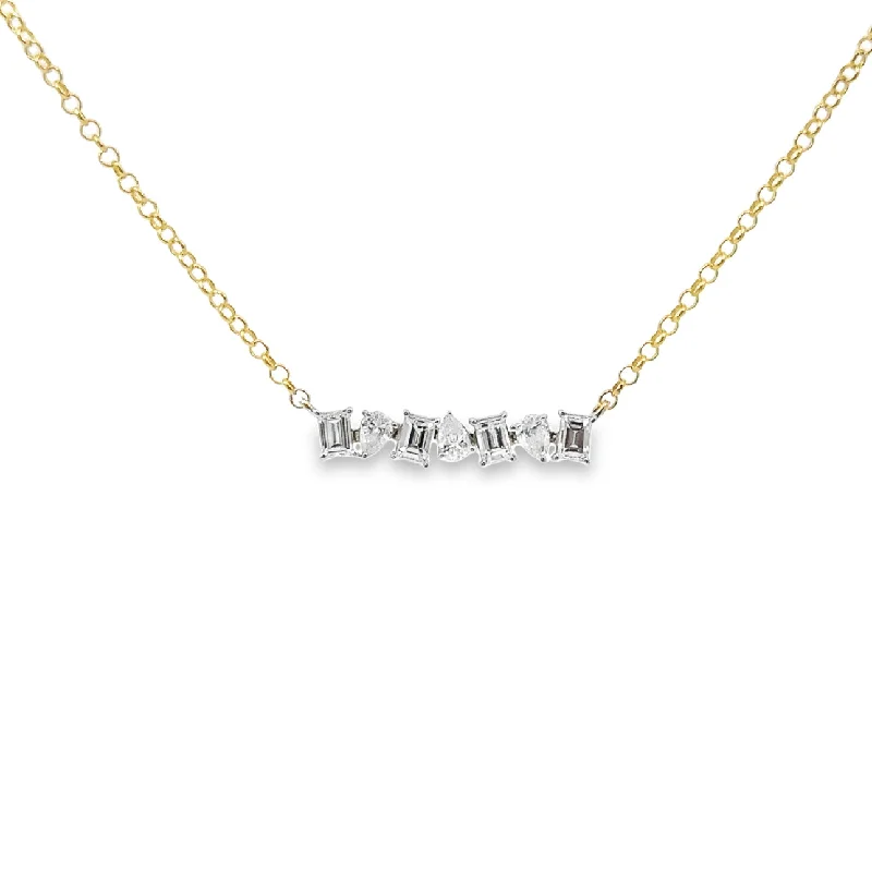antique silver charm bracelet Yellow Gold Diamond Fashion Necklace