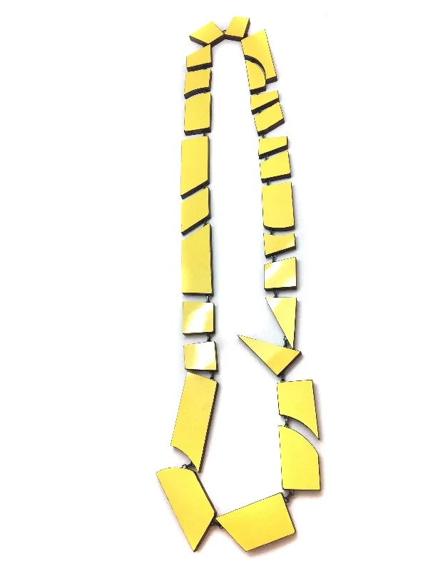 silver infinity symbol bracelet Yellow Wood and Laminate Necklace